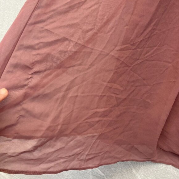 Azazie Formal Maternity Maxi Dress A2 Chiffon Pink Flowy Wedding Prom Bridesmaid - Picture 16 of 16